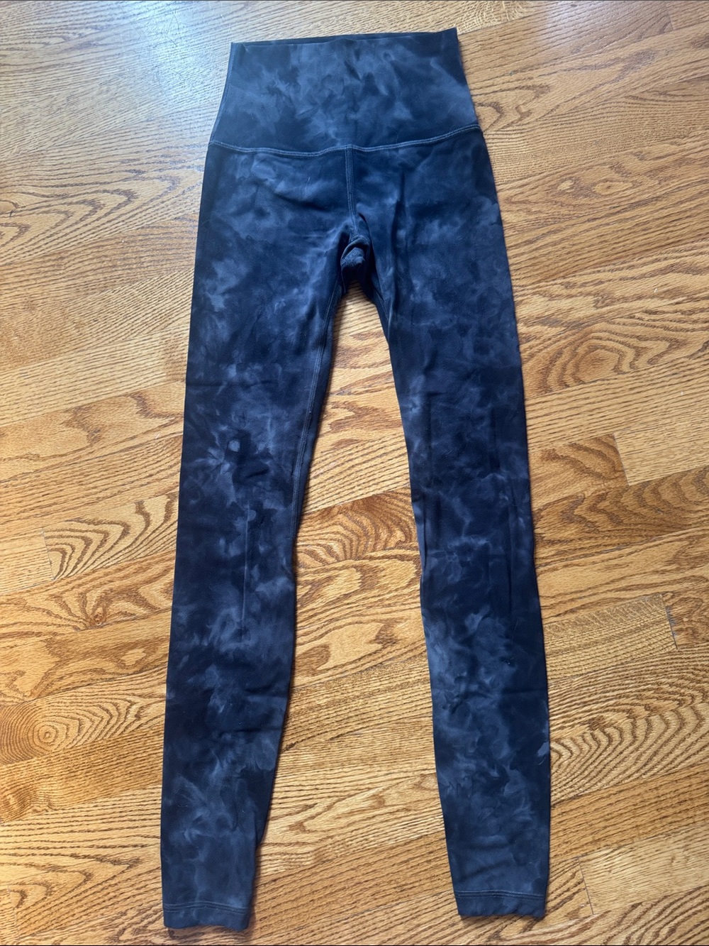 lululemon athletica Gray and Black High-Waist Leggings